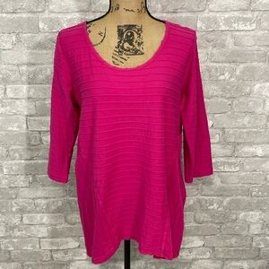Soft surrounding Pink Textured Top